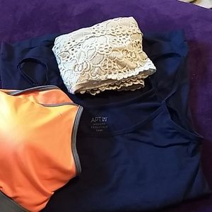 Various camies, and unused sports and strapless br
